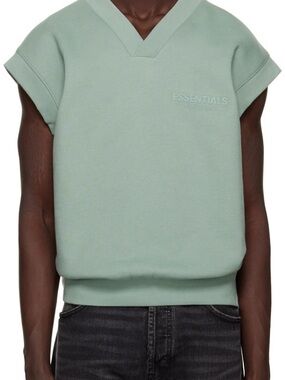Essentials Cotton V-Neck Vest